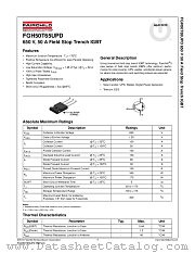 FGH50T65UPD datasheet pdf Fairchild Semiconductor