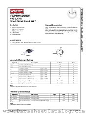 FGP10N60UNDF datasheet pdf Fairchild Semiconductor