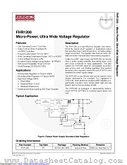 FHR1200 datasheet pdf Fairchild Semiconductor