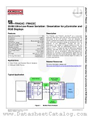 FIN425C datasheet pdf Fairchild Semiconductor