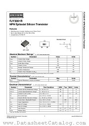 FJY3001R datasheet pdf Fairchild Semiconductor