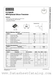 FJY3002R datasheet pdf Fairchild Semiconductor