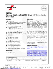FL7733 datasheet pdf Fairchild Semiconductor