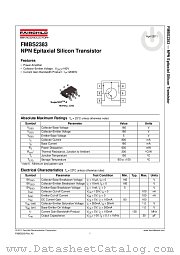 FMBS2383 datasheet pdf Fairchild Semiconductor