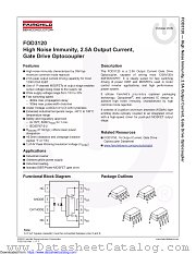 FOD3120 datasheet pdf Fairchild Semiconductor