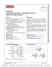 FOD3150 datasheet pdf Fairchild Semiconductor