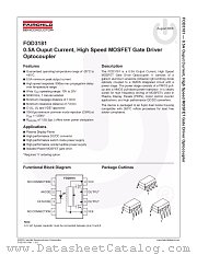 FOD3181 datasheet pdf Fairchild Semiconductor