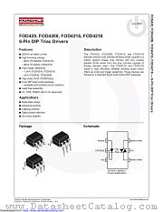 FOD420 datasheet pdf Fairchild Semiconductor