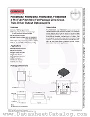 FODM3062 datasheet pdf Fairchild Semiconductor