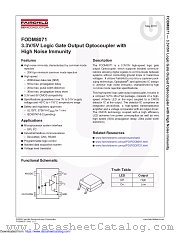 FODM8071 datasheet pdf Fairchild Semiconductor