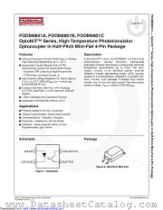 FODM8801 datasheet pdf Fairchild Semiconductor