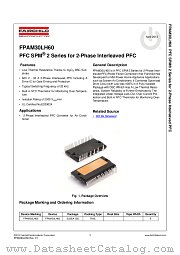 FPAM30LH60 datasheet pdf Fairchild Semiconductor