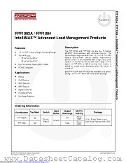 FPF1003A datasheet pdf Fairchild Semiconductor