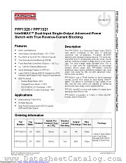 FPF1320 datasheet pdf Fairchild Semiconductor