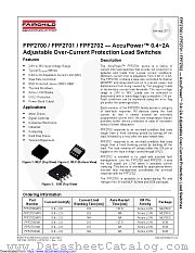 FPF2701 datasheet pdf Fairchild Semiconductor