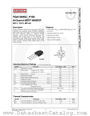 FQA13N50C_F109 datasheet pdf Fairchild Semiconductor