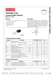 FQA7N80C_F109 datasheet pdf Fairchild Semiconductor