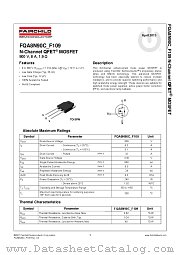 FQA8N90C_F109 datasheet pdf Fairchild Semiconductor