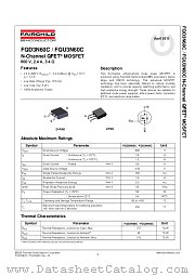 FQD3N60CTM_WS datasheet pdf Fairchild Semiconductor