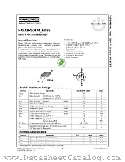 FQD3P50TM_F085 datasheet pdf Fairchild Semiconductor