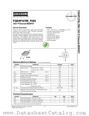 FQD8P10TM_F085 datasheet pdf Fairchild Semiconductor