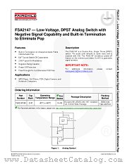 FSA2147 datasheet pdf Fairchild Semiconductor
