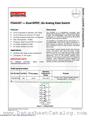 FSA2457 datasheet pdf Fairchild Semiconductor