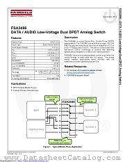FSA2466 datasheet pdf Fairchild Semiconductor