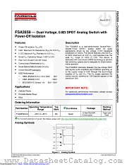 FSA2859 datasheet pdf Fairchild Semiconductor