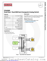 FSA2866 datasheet pdf Fairchild Semiconductor