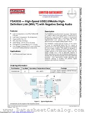 FSA3030 datasheet pdf Fairchild Semiconductor