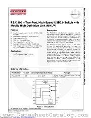 FSA3200 datasheet pdf Fairchild Semiconductor
