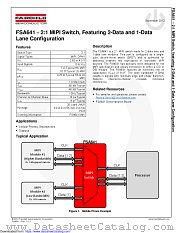 FSA641 datasheet pdf Fairchild Semiconductor