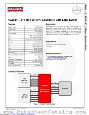 FSA644 datasheet pdf Fairchild Semiconductor