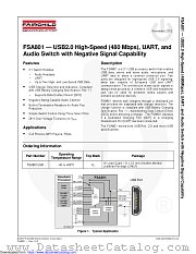 FSA801 datasheet pdf Fairchild Semiconductor