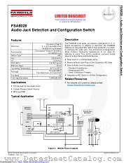 FSA8028 datasheet pdf Fairchild Semiconductor