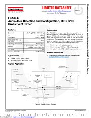 FSA8049 datasheet pdf Fairchild Semiconductor