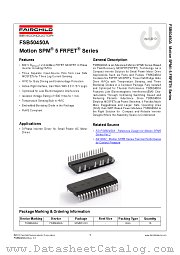 FSB50450A datasheet pdf Fairchild Semiconductor