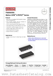 FSB50450S datasheet pdf Fairchild Semiconductor