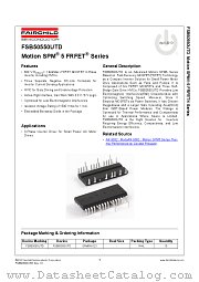 FSB50550UTD datasheet pdf Fairchild Semiconductor