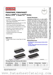 FSB50760SFT datasheet pdf Fairchild Semiconductor
