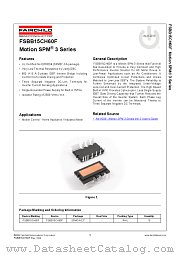 FSBB15CH60F datasheet pdf Fairchild Semiconductor