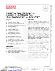 FSBH0170NY_F116 datasheet pdf Fairchild Semiconductor