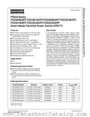 FSCQ0965RT datasheet pdf Fairchild Semiconductor