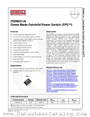 FSDM311A datasheet pdf Fairchild Semiconductor