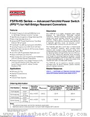 FSFR1700 datasheet pdf Fairchild Semiconductor