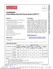 FSGM0465R datasheet pdf Fairchild Semiconductor