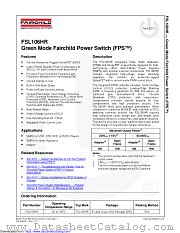 FSL106HR datasheet pdf Fairchild Semiconductor