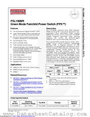 FSL106MR datasheet pdf Fairchild Semiconductor