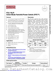 FSL116LR datasheet pdf Fairchild Semiconductor